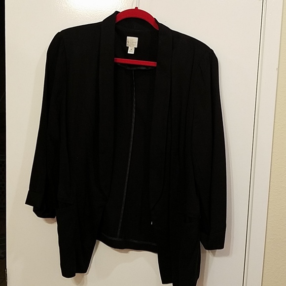 LC Lauren Conrad Black Blazer - Picture 2 of 4